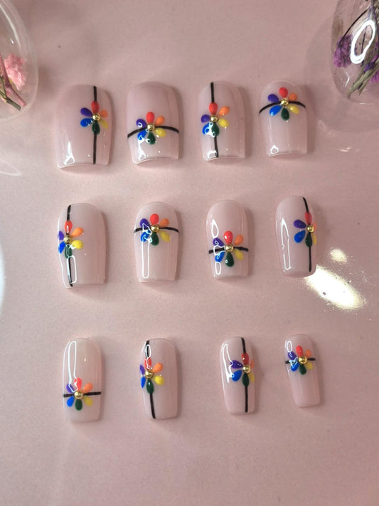 Press-On Nails | La Sérénité | Fait Main en France