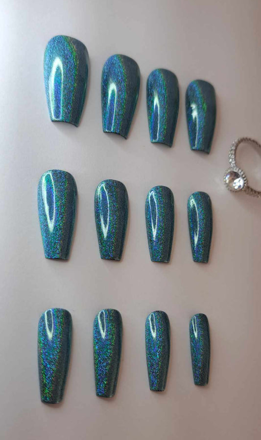 Press-On Nails | Holo | Fait Main en France