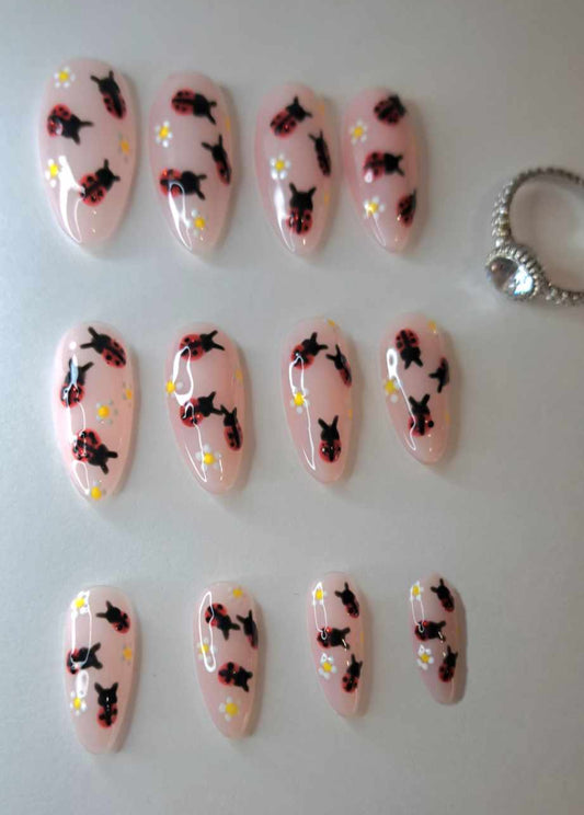 Press-On Nails | Cocci Party | Fait Main en France