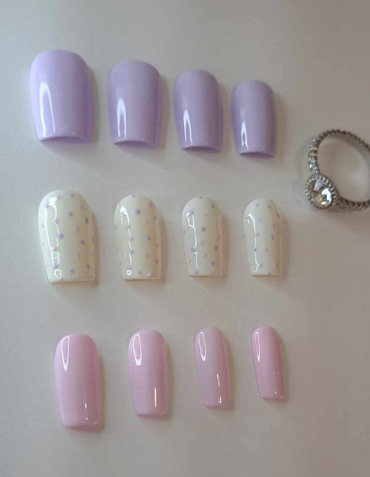 Press-On Nails | Petit Pois | Fait Main en France