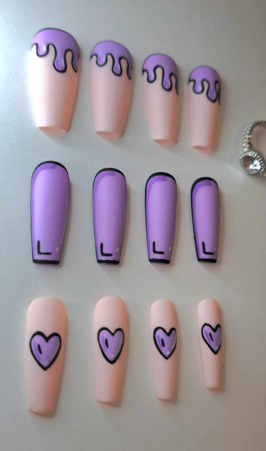 Press-On Nails | Cartoon | Fait Main en France