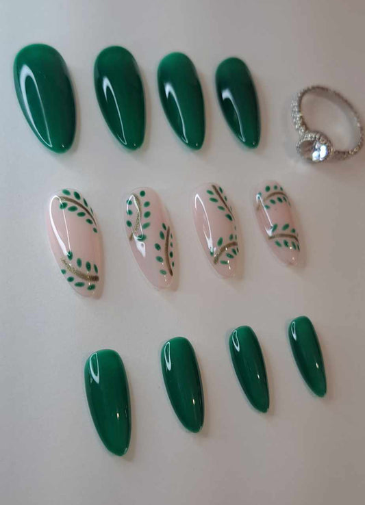 Press-On Nails | Nature | Fait Main en France