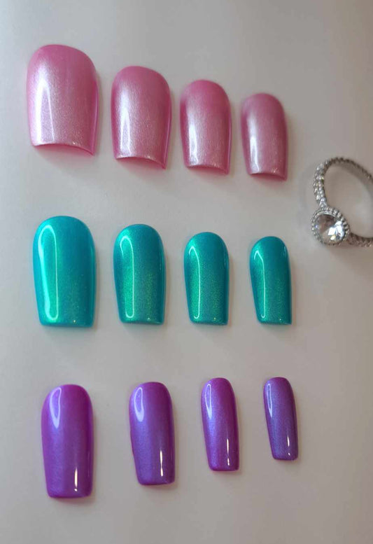 Press-On Nails | Sirène | Fait Main en France