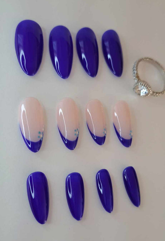 Press-On Nails | Marin | Fait Main en France