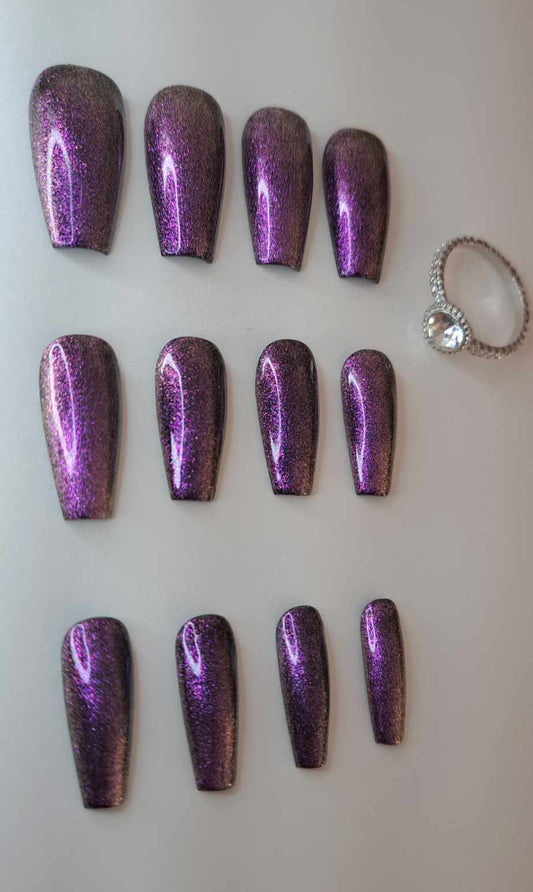 Press-On Nails | Caméléon | Fait Main en France