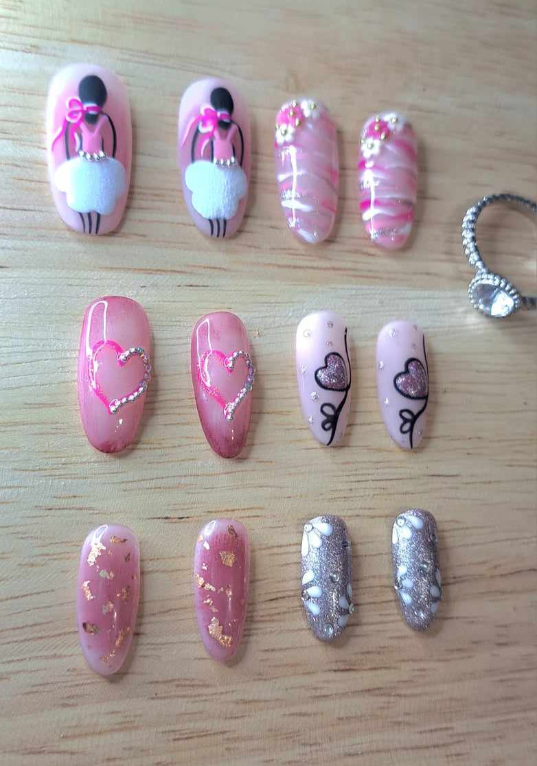 Press-On Nails | Girl Power | Fait Main en France