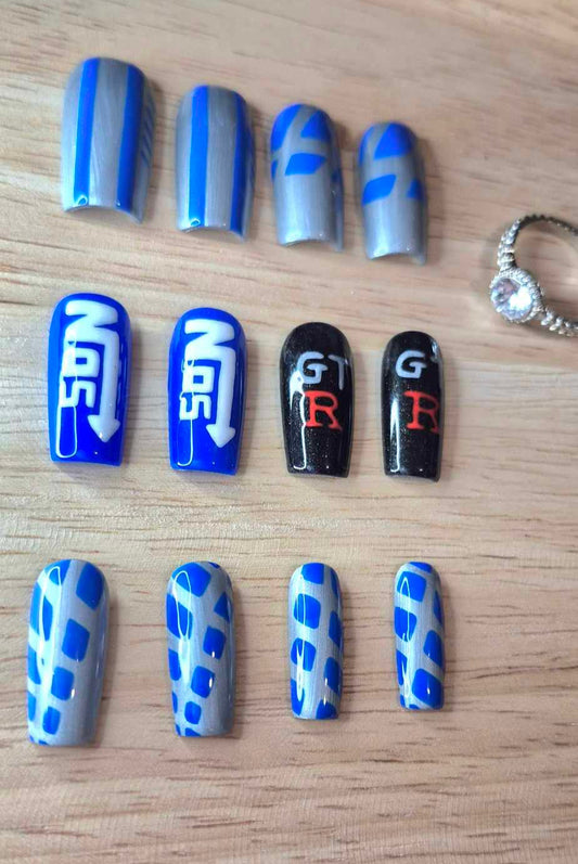 Press-On Nails | Brian | Fait Main en France