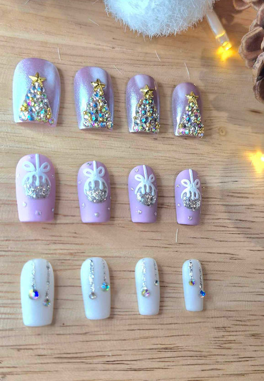 Press-On Nails | Mon Beau Sapin | Fait Main en France