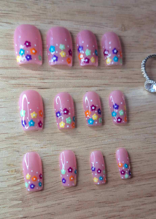 Press-On Nails | Hippie | Fait Main en France