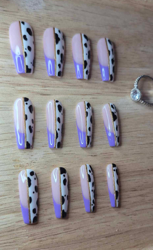 Press-On Nails | Milka | Fait Main en France
