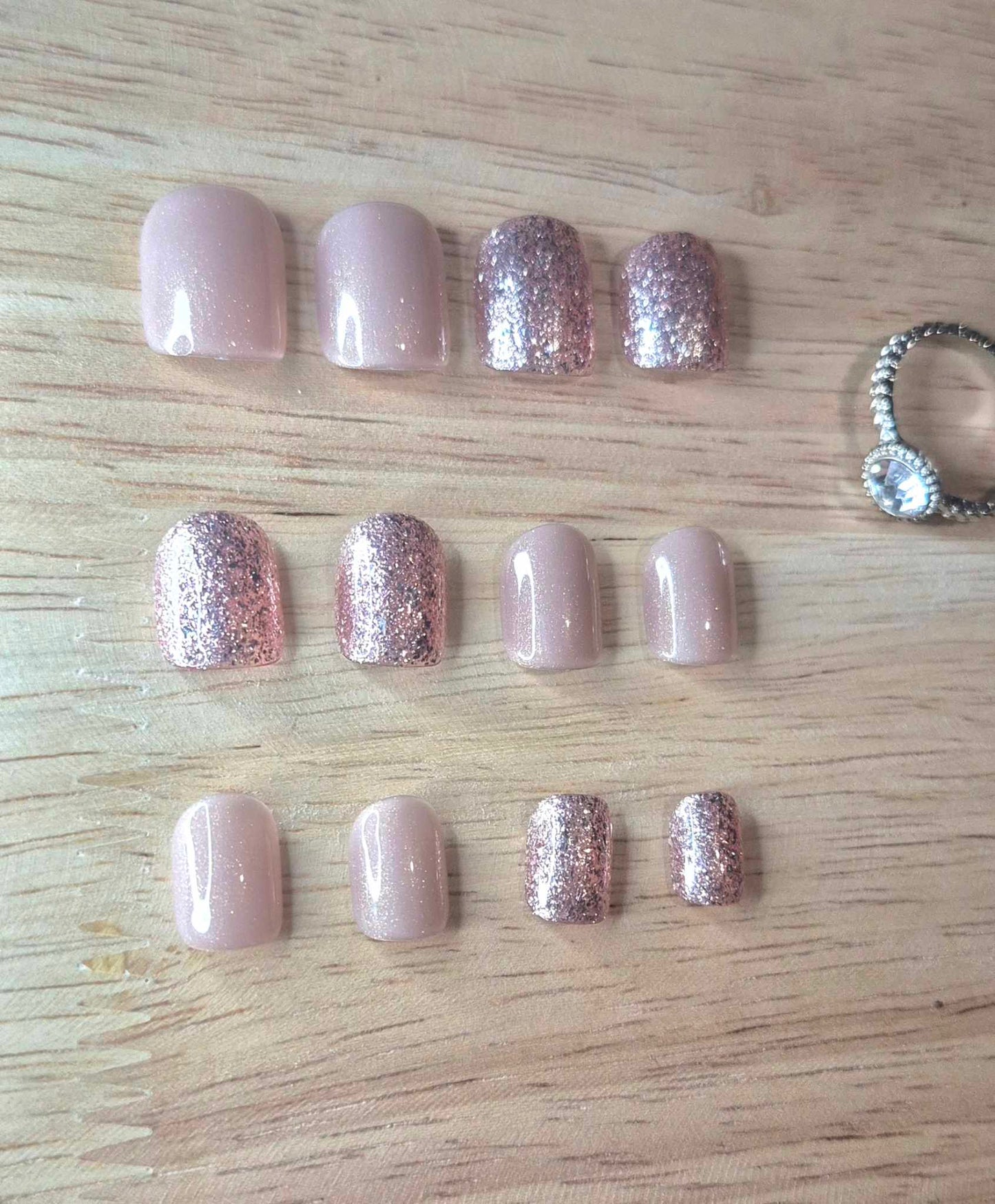 Press-On Nails | Nude | Fait Main en France