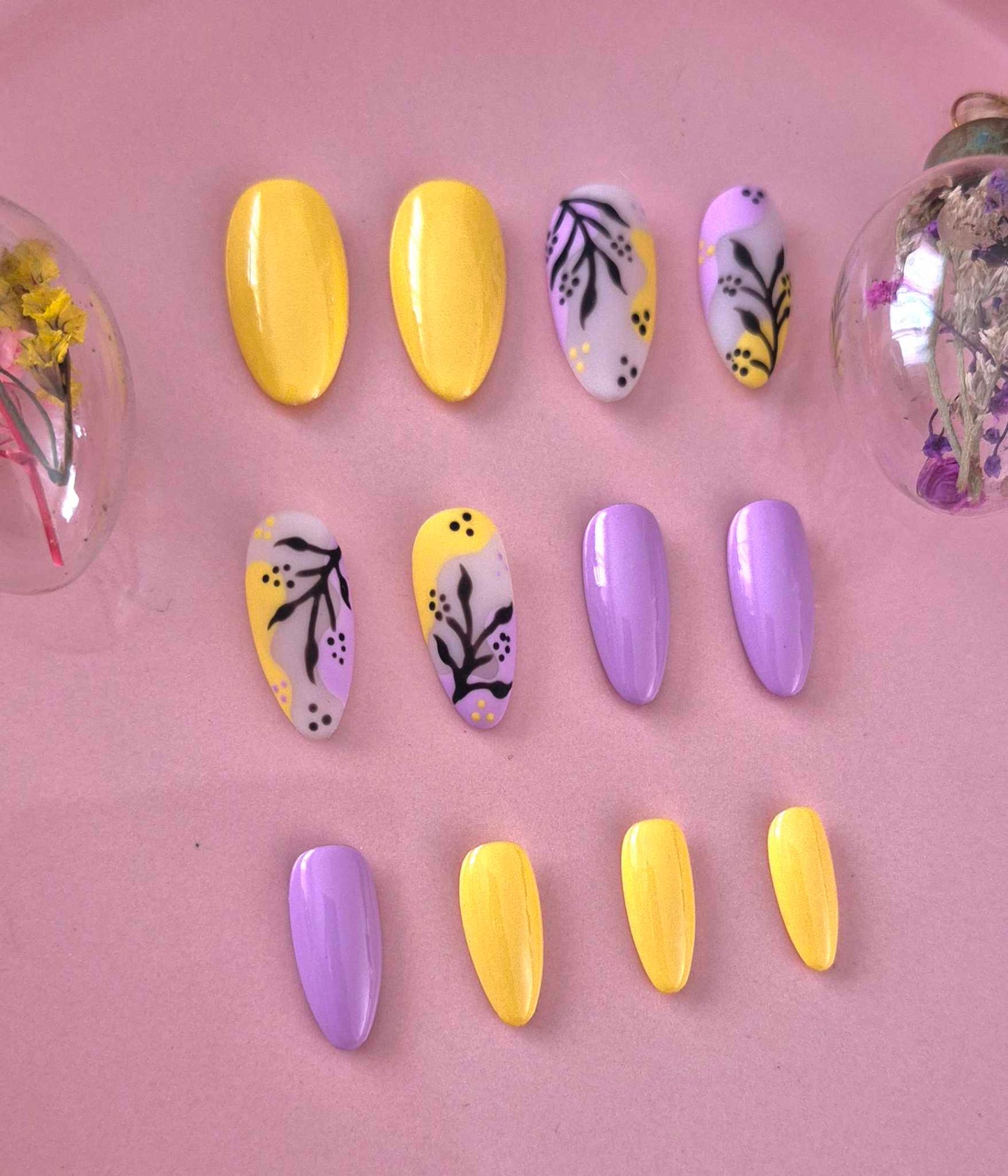 Press-On Nails | Vergerette | Fait Main en France