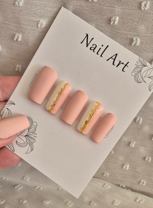 Press-On Nails | Mat | Fait Main en France