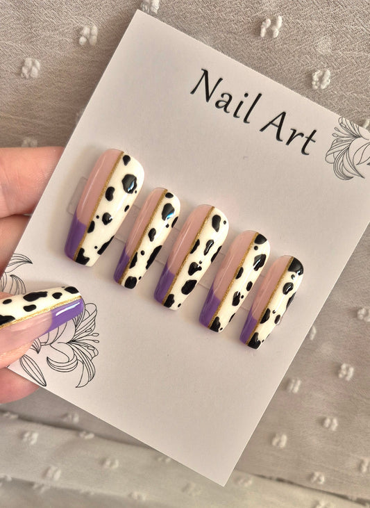 Press-On Nails | Milka | Fait Main en France