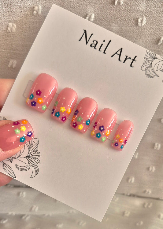 Press-On Nails | Hippie | Fait Main en France