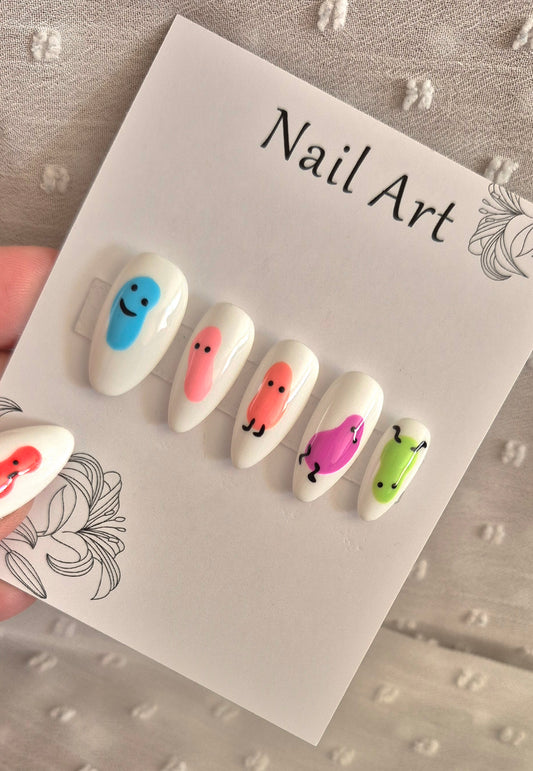 Press-On Nails | Jelly | Fait Main en France