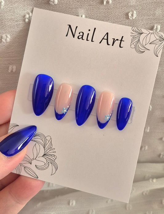 Press-On Nails | Marin | Fait Main en France