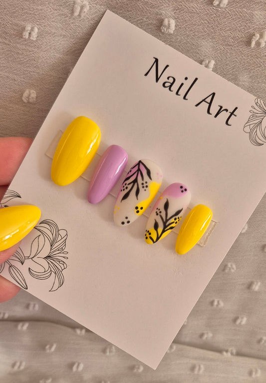 Press-On Nails | Vergerette | Fait Main en France