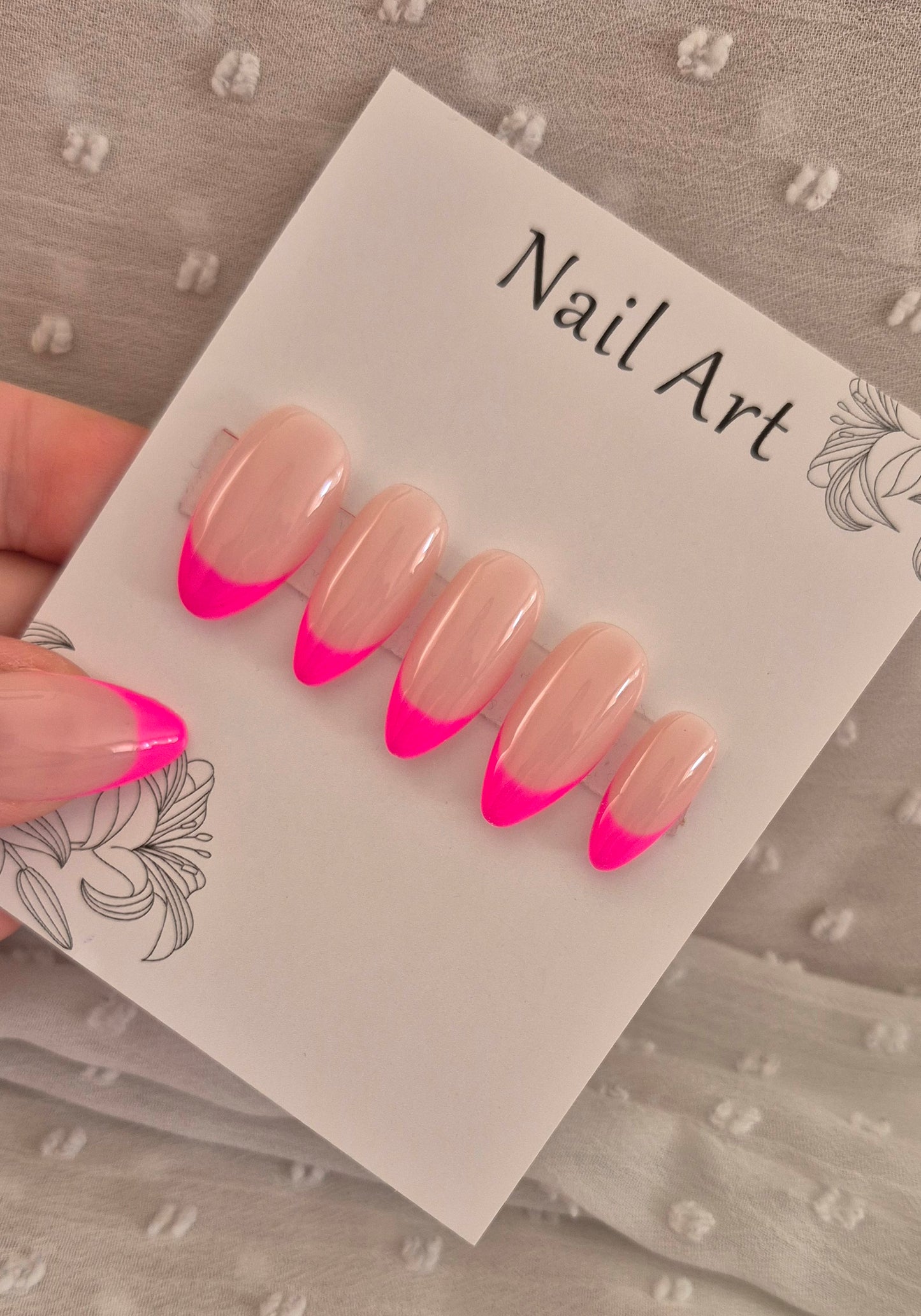 Press-On Nails | Punta Cana | Fait Main en France