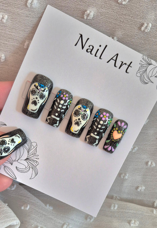 Press-On Nails | Maria | Fait Main en France