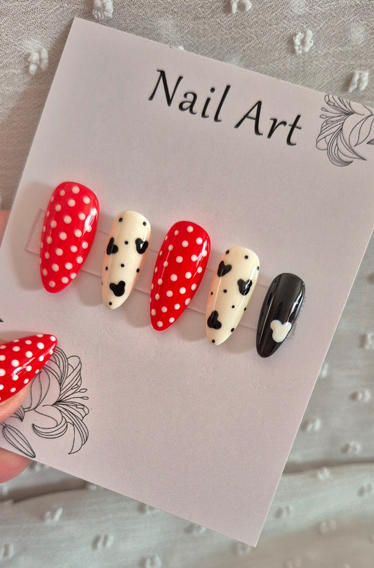Press-On Nails | Mouse | Fait Main en France
