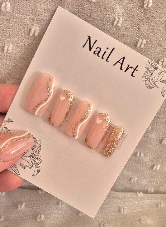 Press-On Nails | Amour | Fait Main en France