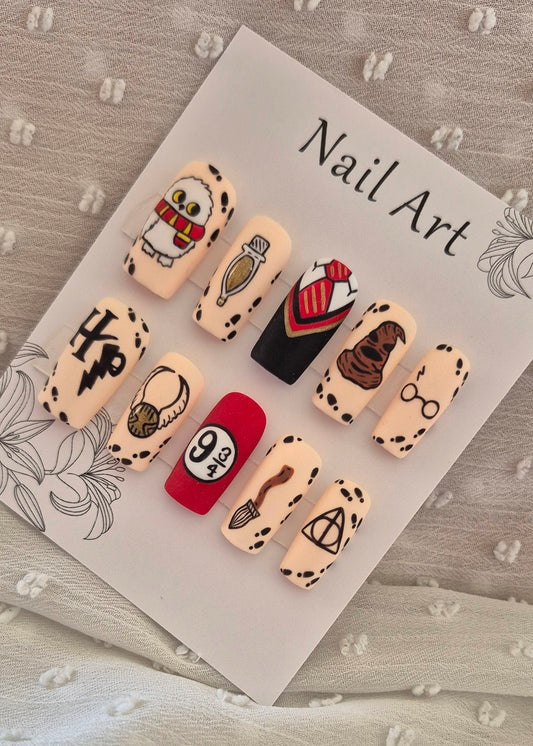 Press-On Nails | Harry Potter | Fait Main en France