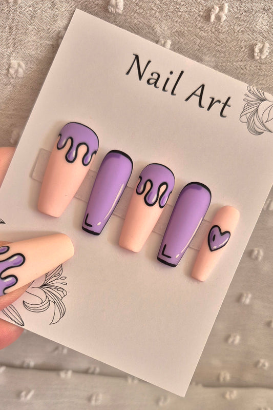 Press-On Nails | Cartoon | Fait Main en France