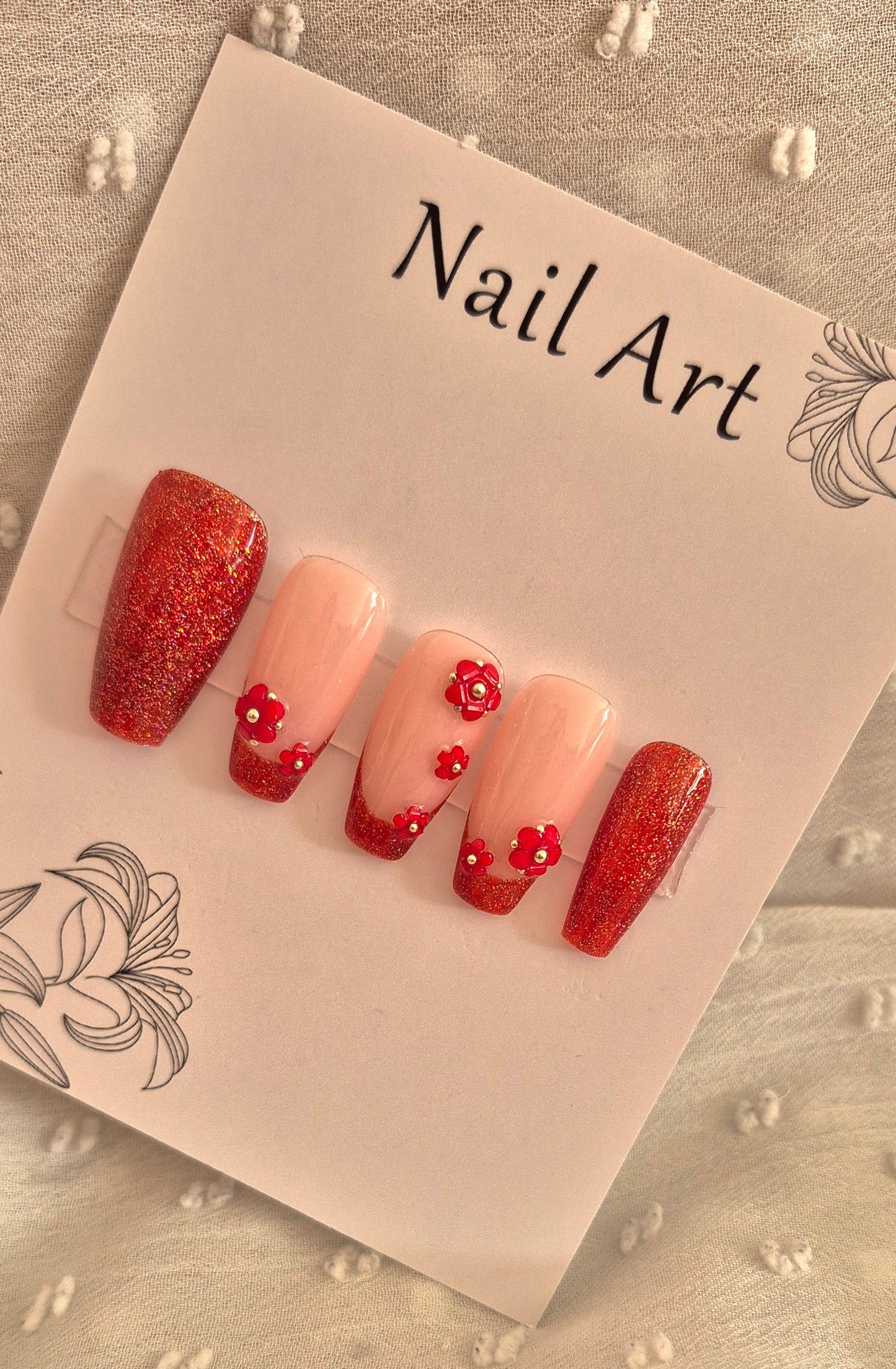 Press-On Nails | Opium | Fait Main en France