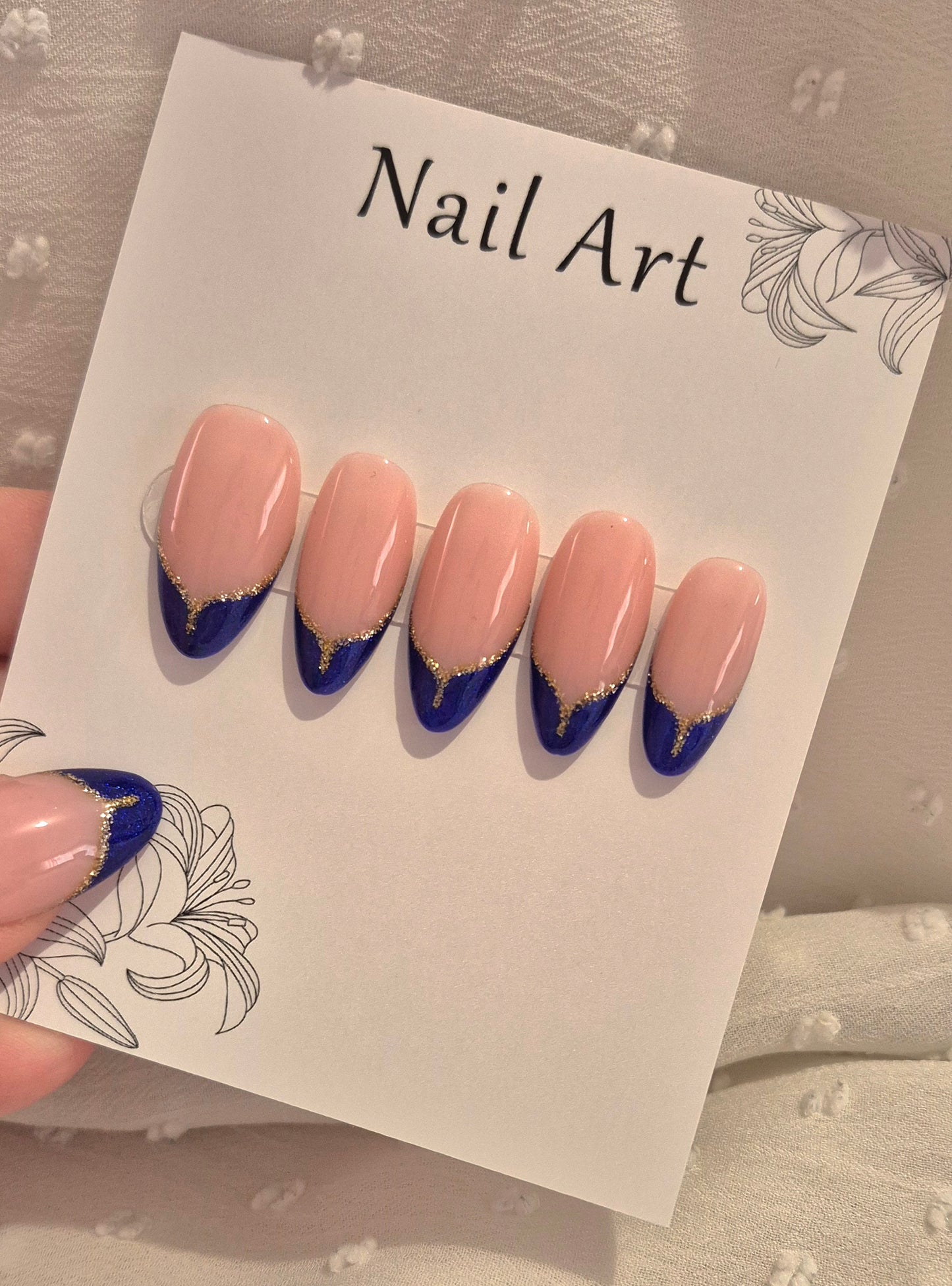 Press-On Nails | Royal | Fait Main en France