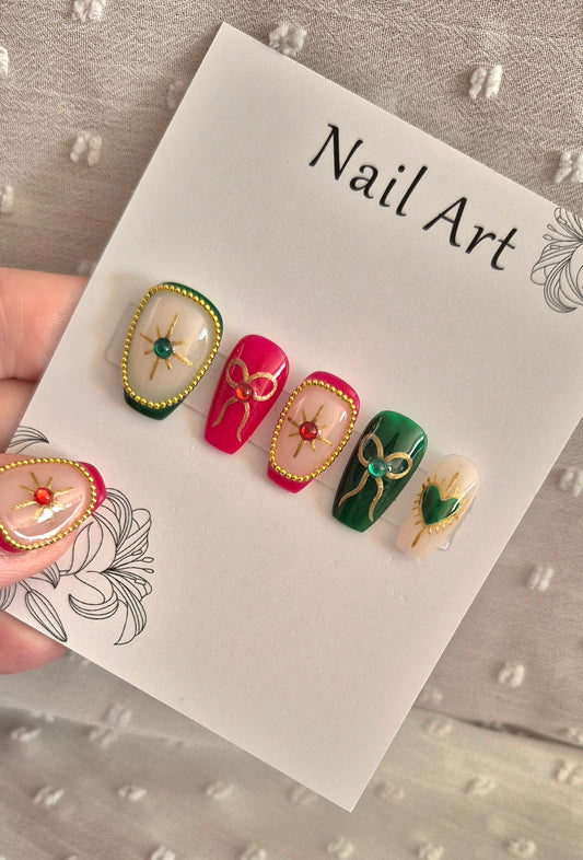 Press-On Nails | Gloria | Fait Main en France