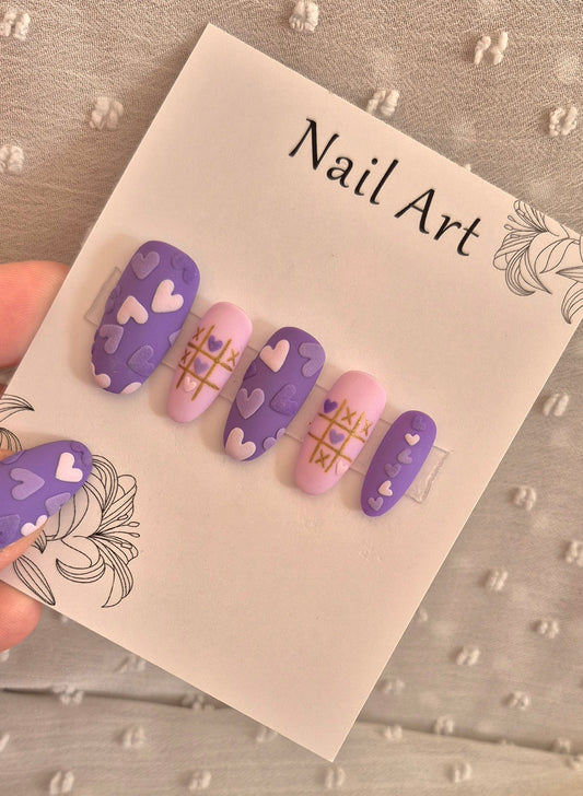 Press-On Nails | Lover Game | Fait Main en France