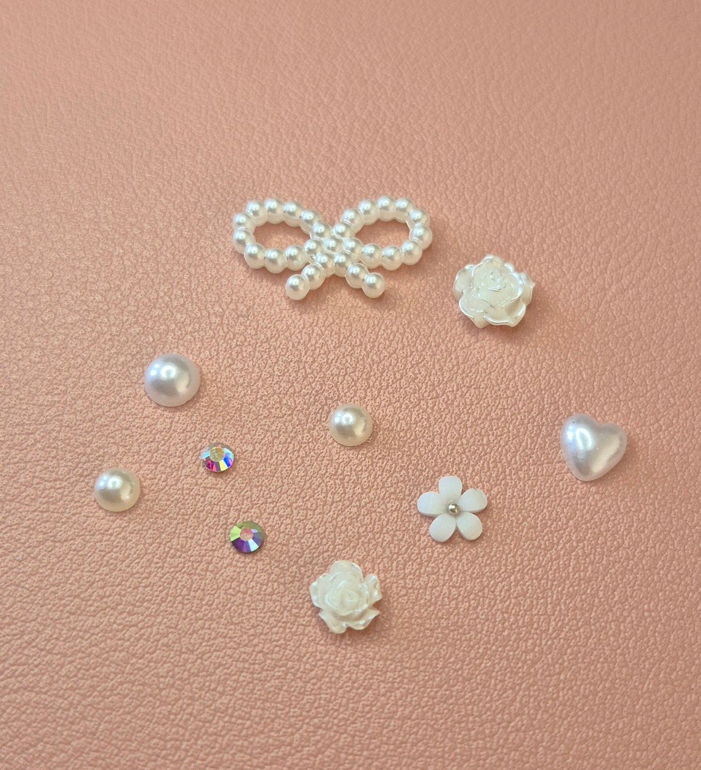 Press-On Nails | Pearl Glow | Fait Main en France