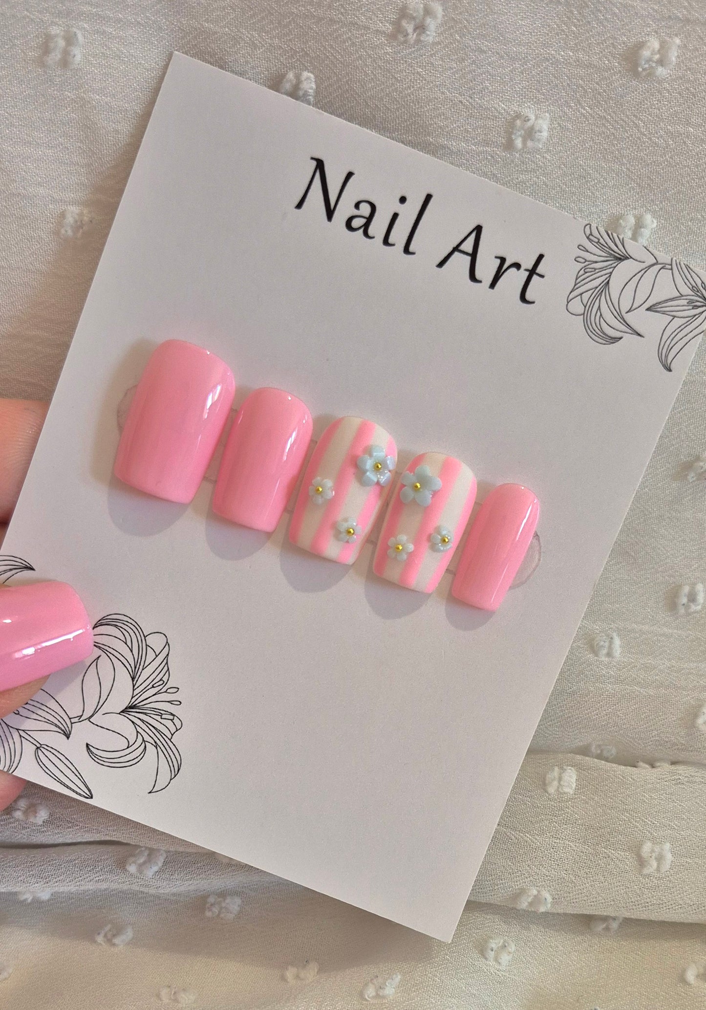 Press-On Nails | Candy Mix | Fait Main en France