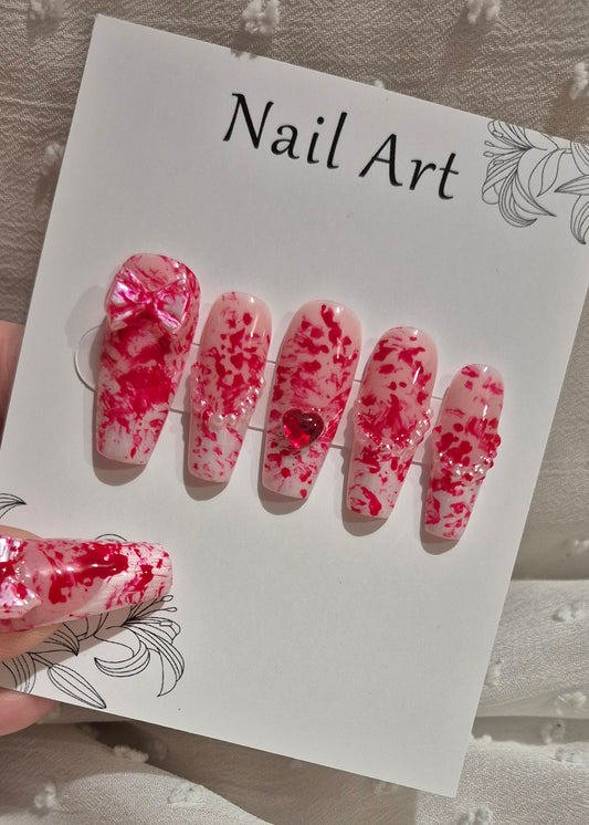 Press-On Nails | Bloody Nails | Fait Main en France