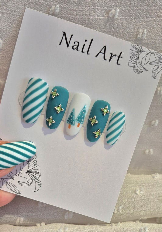 Press-On Nails | Magic Forest | Fait Main en France