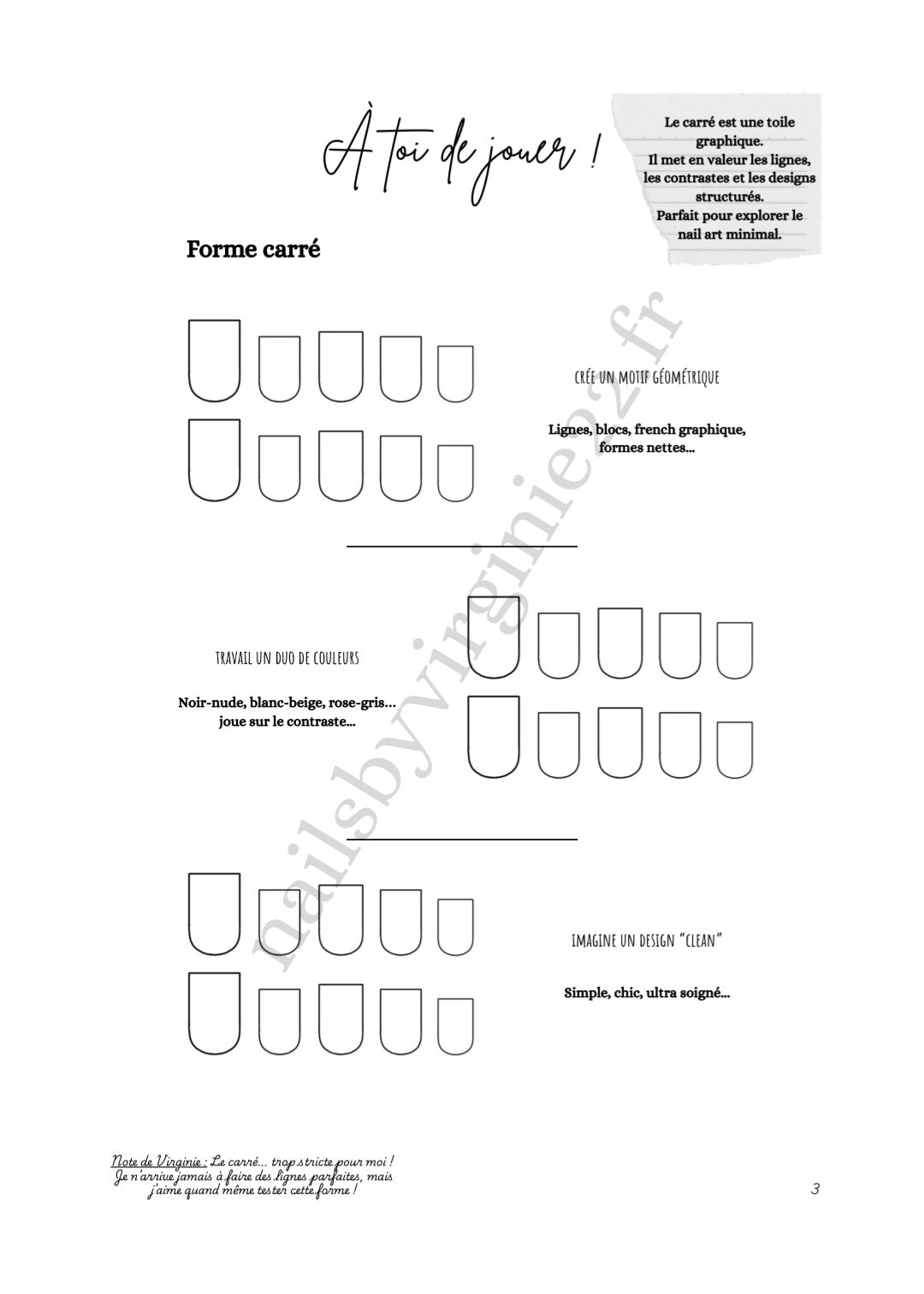 Carnet Créatif - Nails.By.Virginie