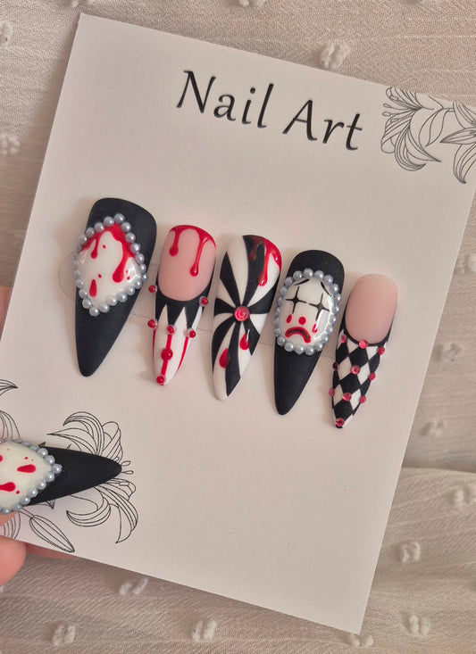 Press-On Nails | Circus Show | Fait Main en France