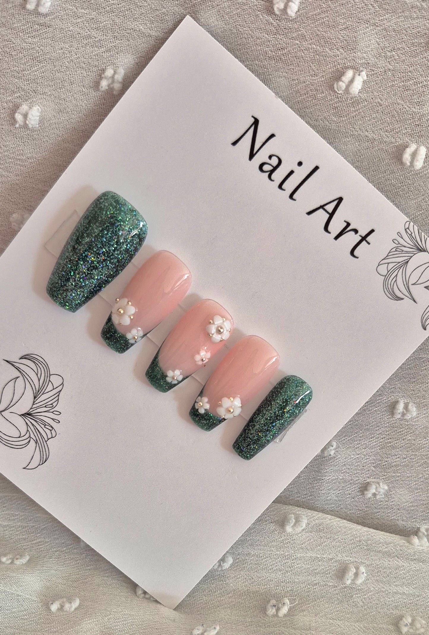 Press-On Nails | Opium | Fait Main en France