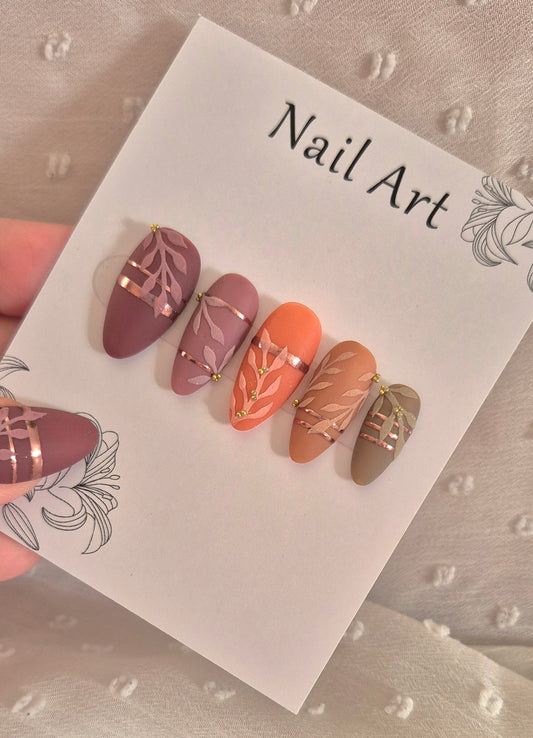 Press-On Nails | Velvet | Fait Main en France